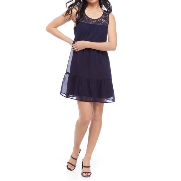 As U Wish Dresses & Skirts - As U Wish Sleeveless Lace Babydoll Dress